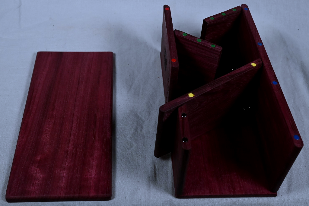 Collapsible Dice Tower - Purple Heart