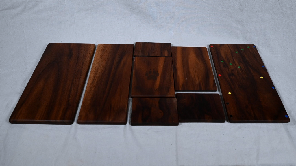 Collapsible Dice Tower - Black Walnut