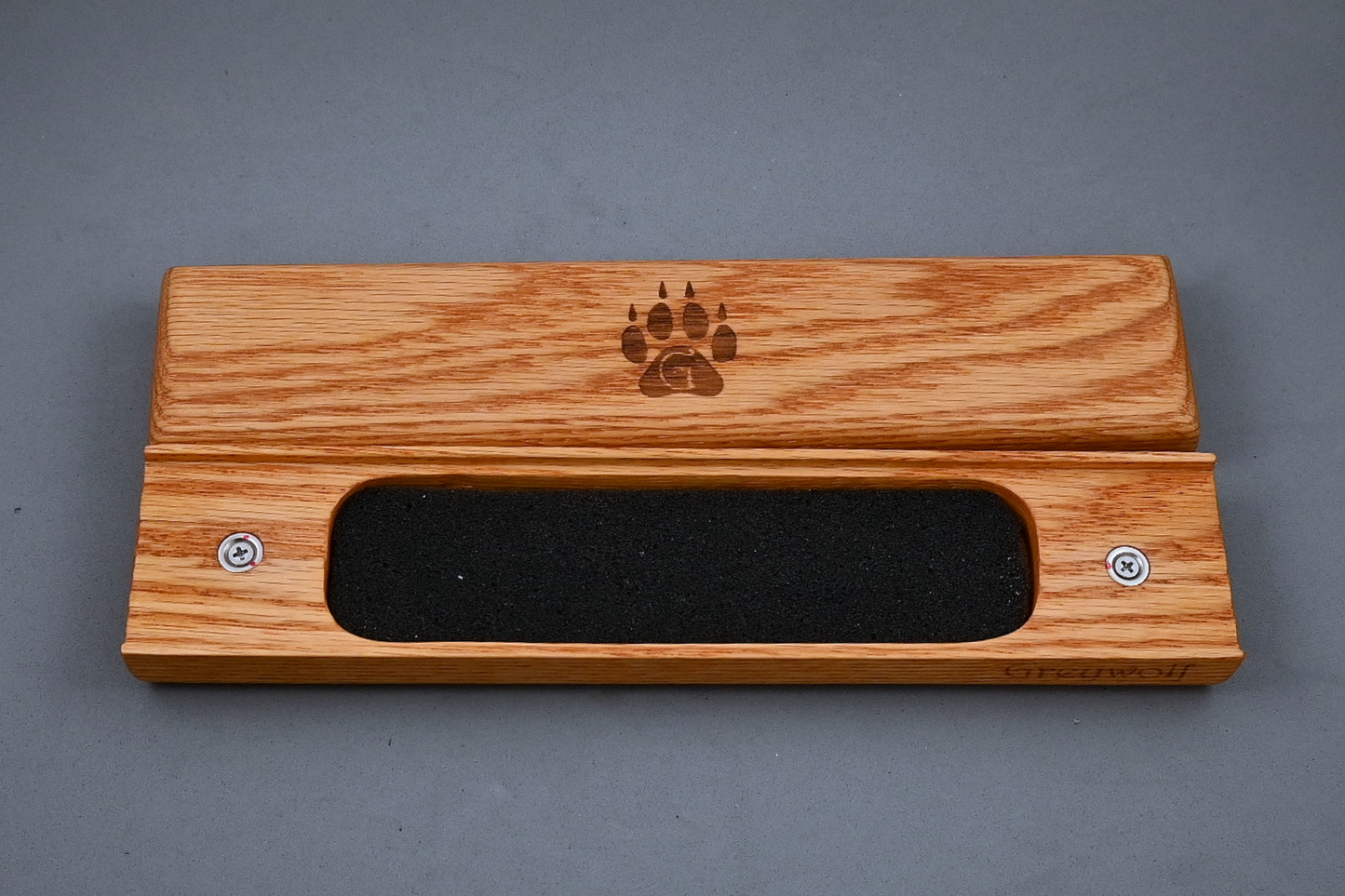 Dice Vault - Red Oak