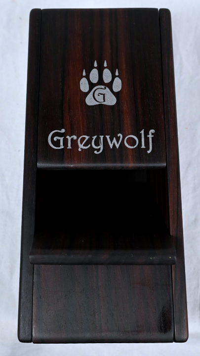 Collapsible Dice Tower - Macassar Ebony