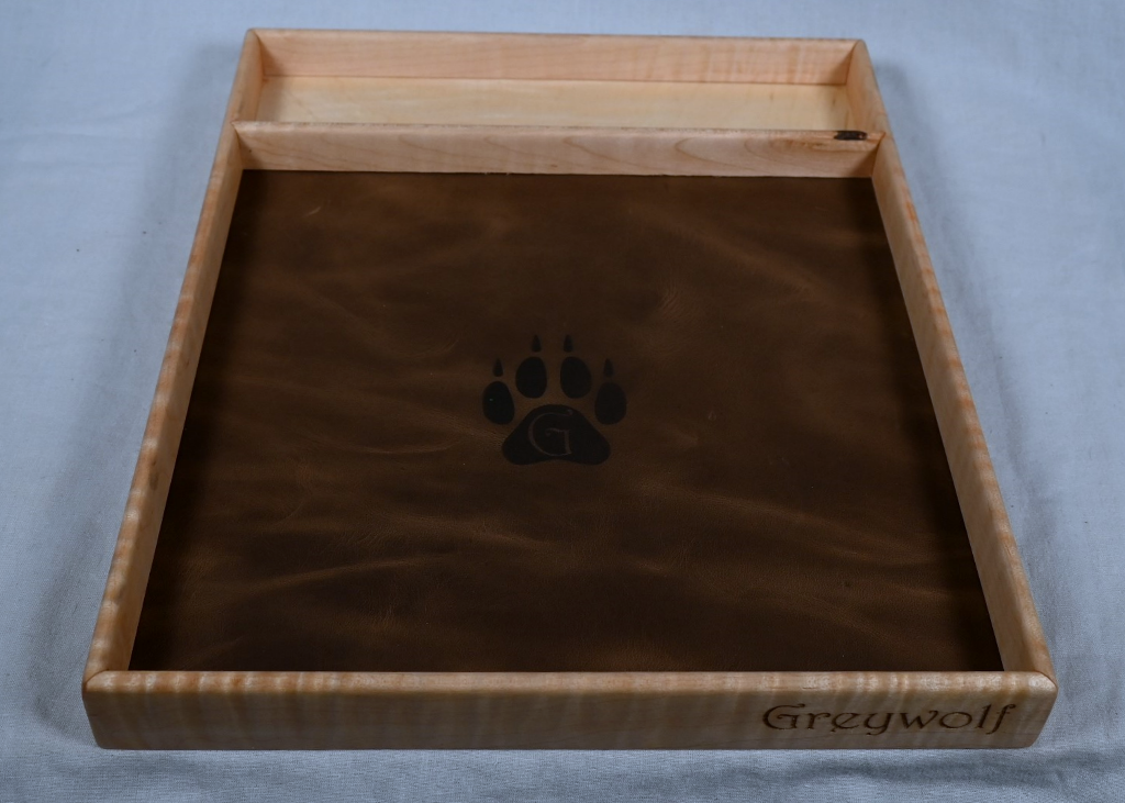 Dice Rolling Tray - Maple