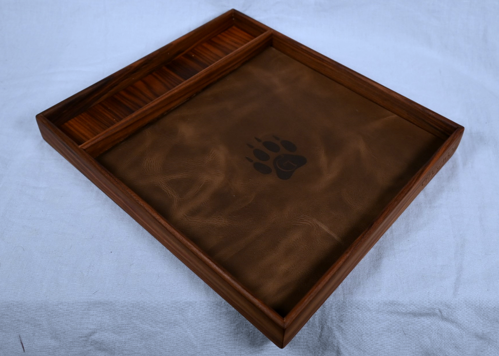 Dice Rolling Tray - Bolivian Rosewood