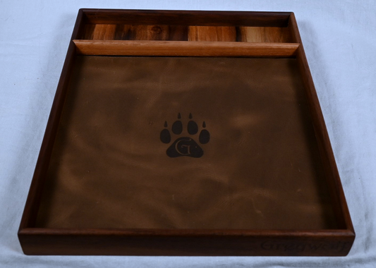 Dice Rolling Tray - Black Walnut